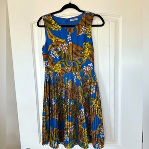 Darling mini  Tropical Blue Floral Dress ,Size S
